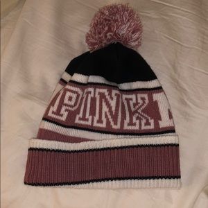 PINK winter hat. NEVER WORN!